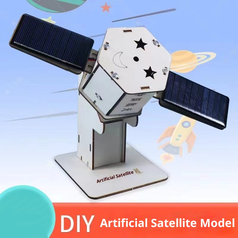 Renewable Energy Model - DIY Solar Satellite Artificial Assembly Kid