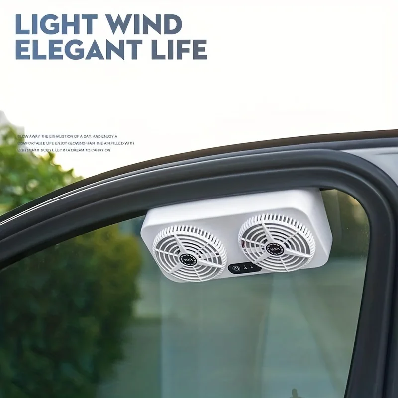 Renewable Energy Infrastructure - New USB Car Cooling Fan Car