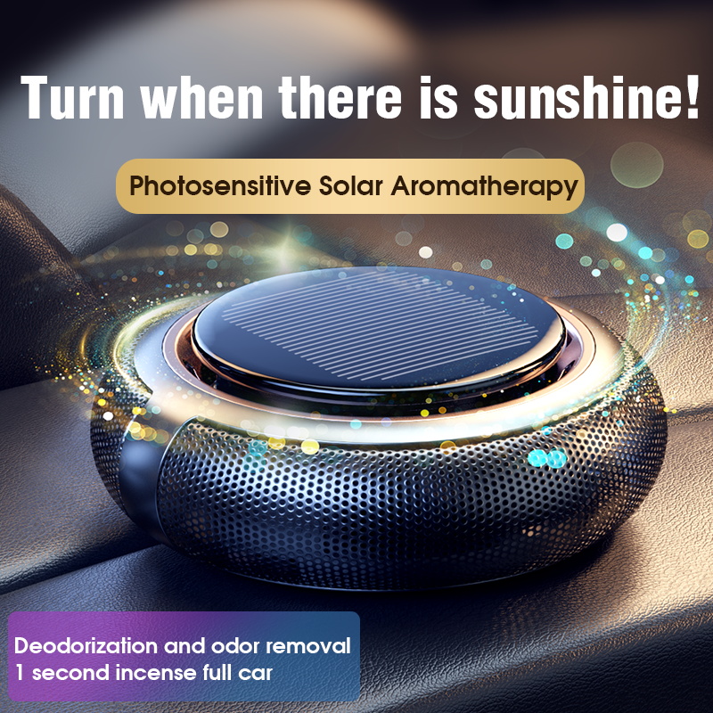 Renewable Energy Infrastructure - New High-Quality Solar Energy Rotating Aromatherapy