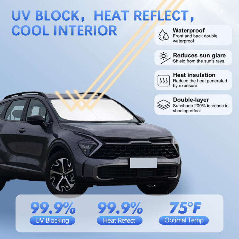Renewable Energy Infrastructure - Car Windshield Sun Shade For KIA