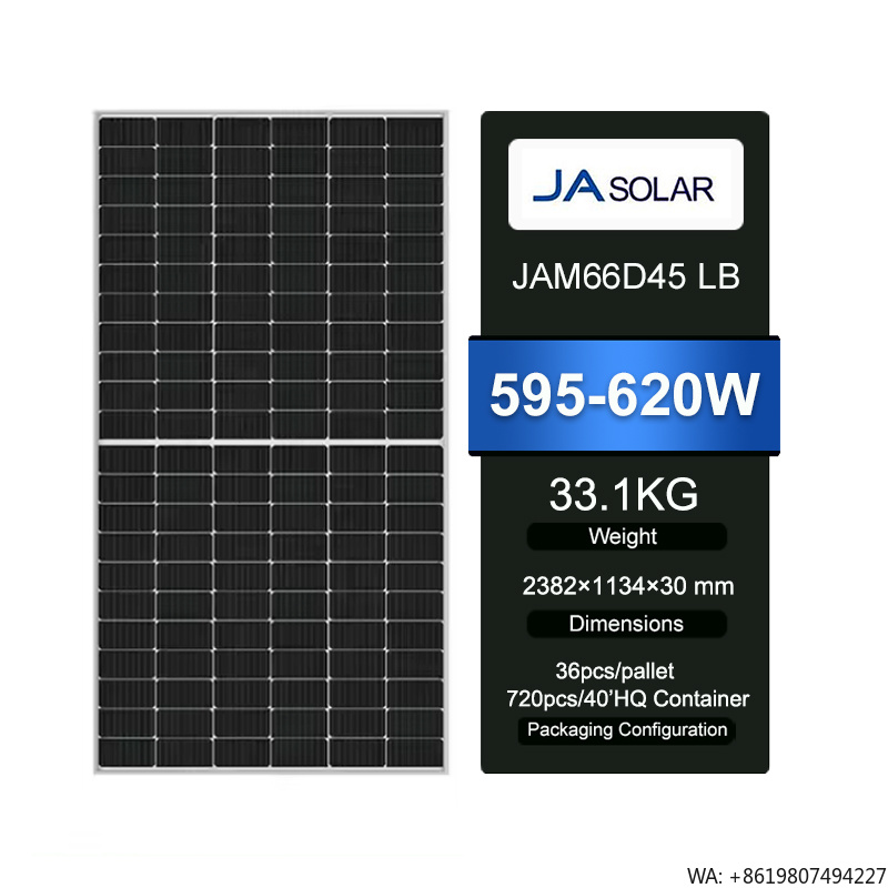 Jinko Solar Panel N-Type - Low MOQ JA Solar Panel Double