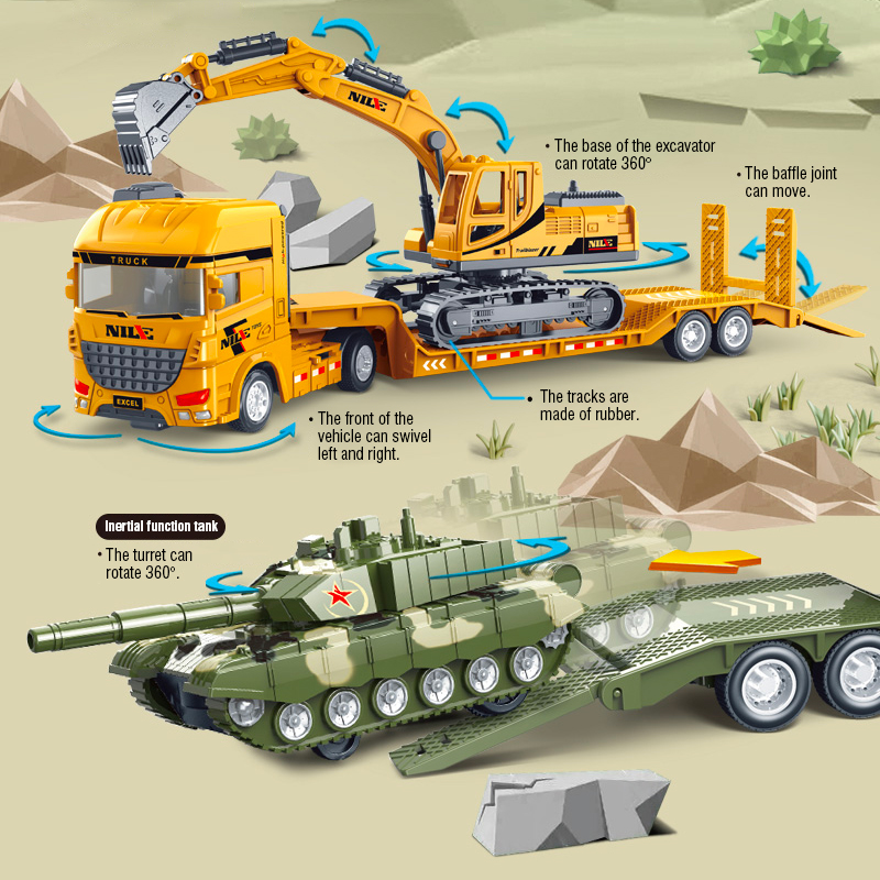 Semi-Carrier Container Truck D - Renewable Energy Model 评论和价格