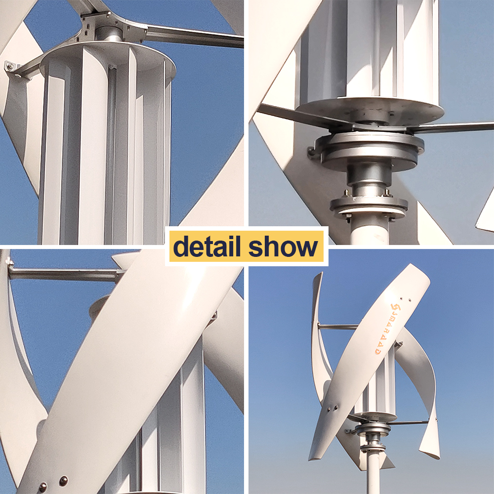 2000W 2KW Vertical Axis Wind T - Renewable Energy Model 评论和价格