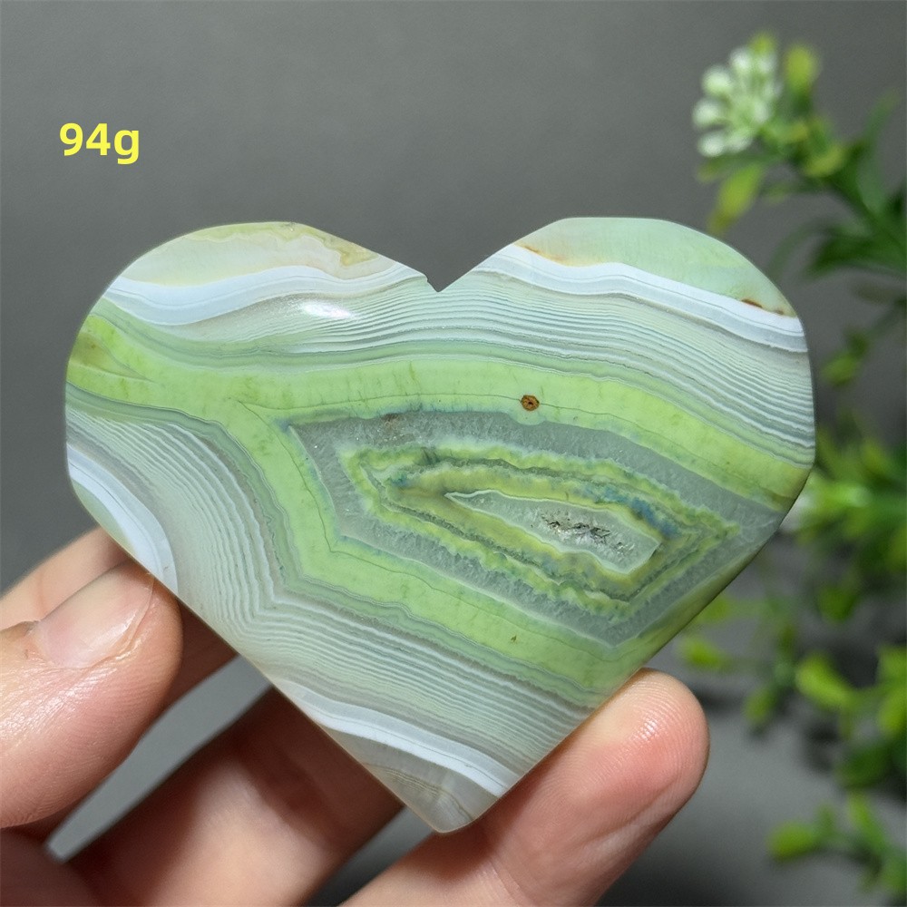 Natural Green Agate Heart-Shap - Renewable Energy Infrastructure 评论和价格