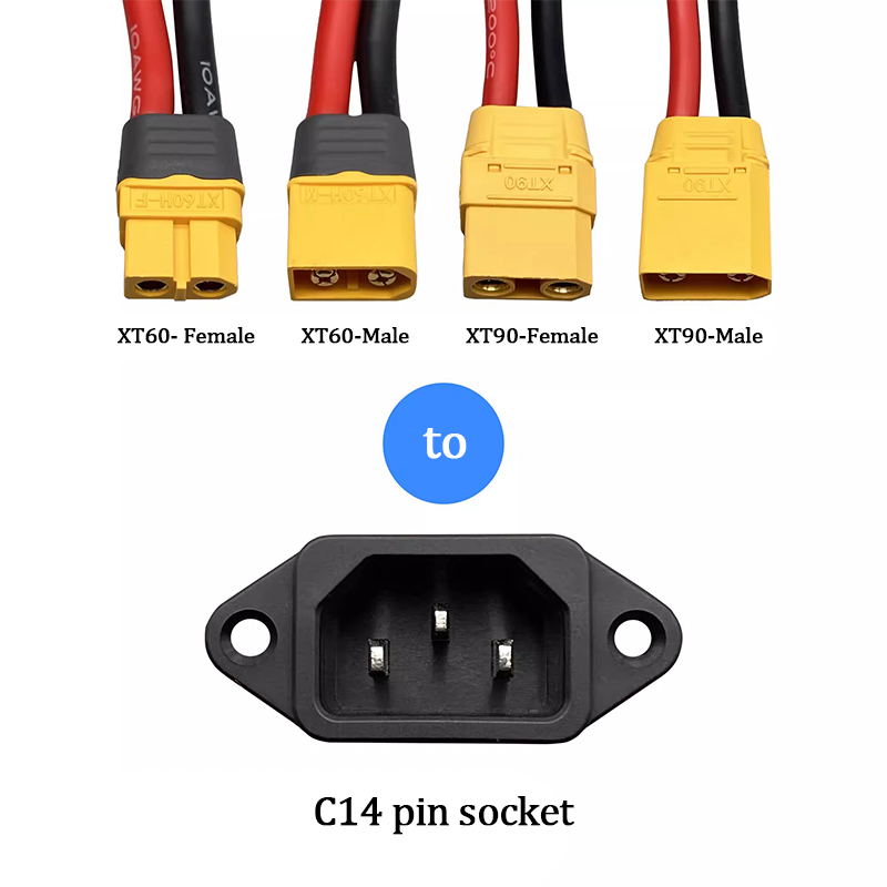 XT60/XT90 Male Female Plug to  - Renewable Energy Infrastructure 评论和价格