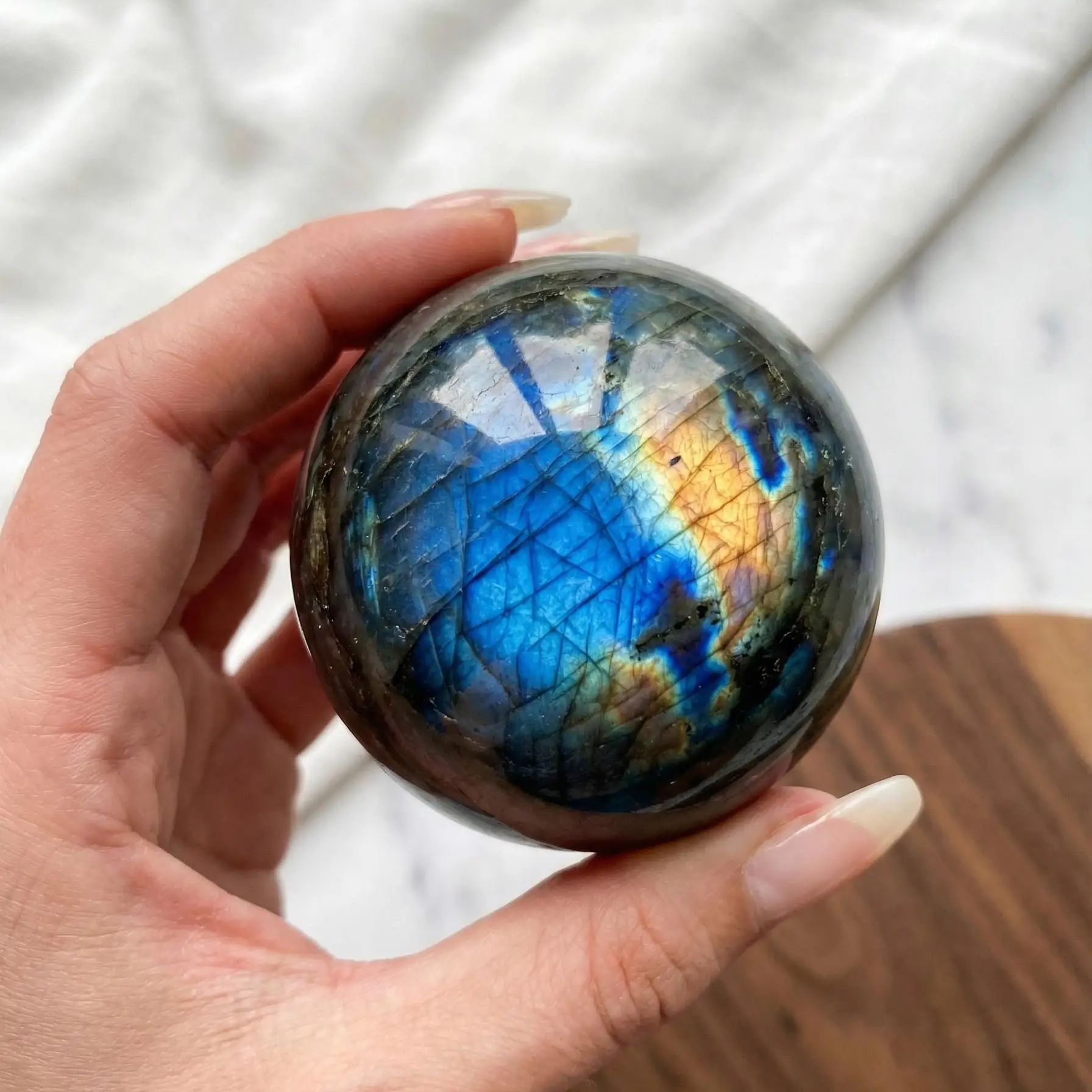 Natural Labradorite Sphere, Po - Renewable Energy Infrastructure 评论和价格