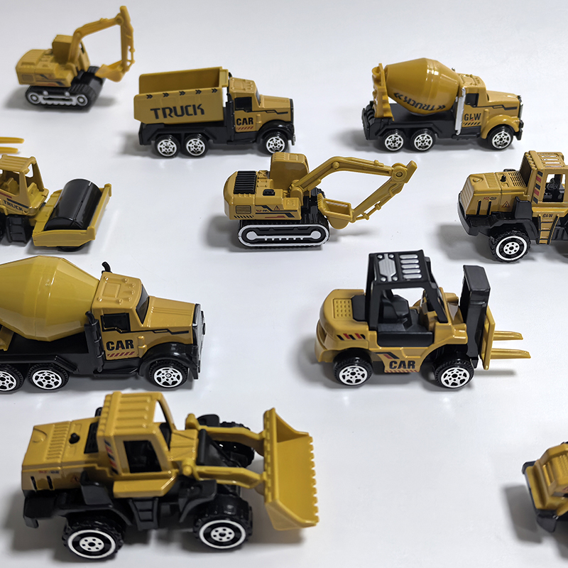 6pcs/Set Alloy Crane Truck Car - Renewable Energy Model 评论和价格