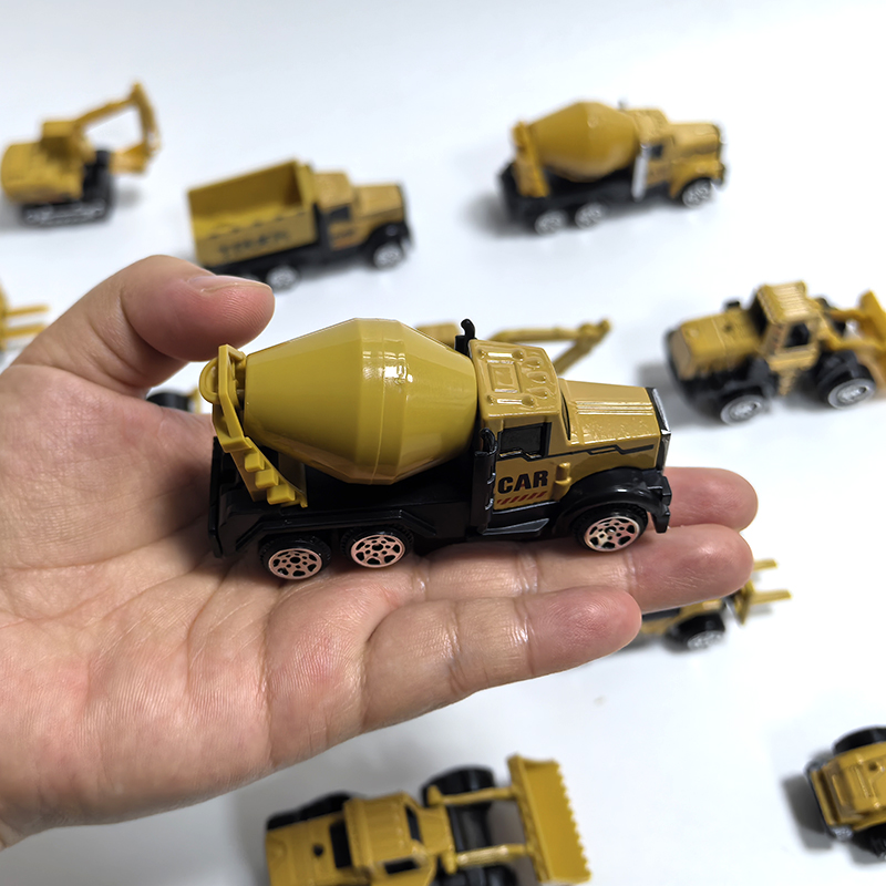 6pcs/Set Alloy Crane Truck Car - Renewable Energy Model 评论和价格