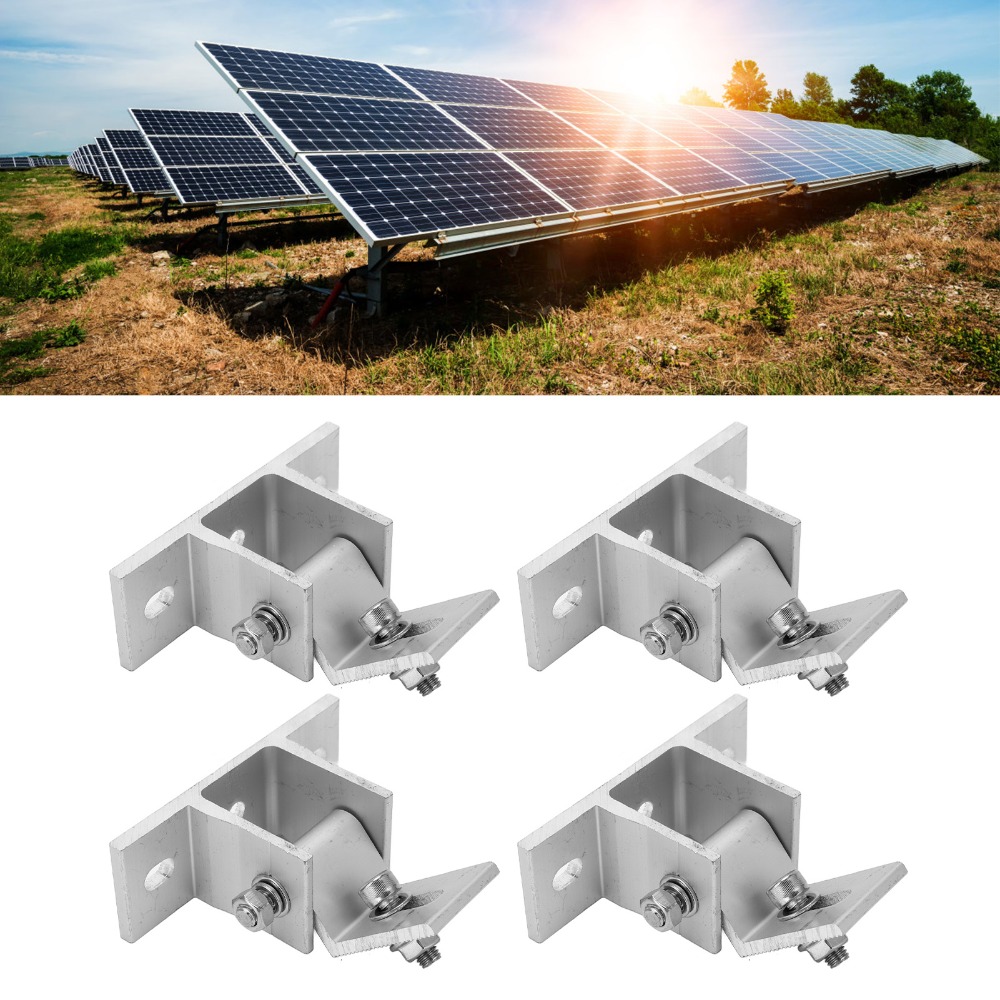 4pcs Adjustable Tilt Angle Sol - Solar Panel Tilt Mount 评论和价格