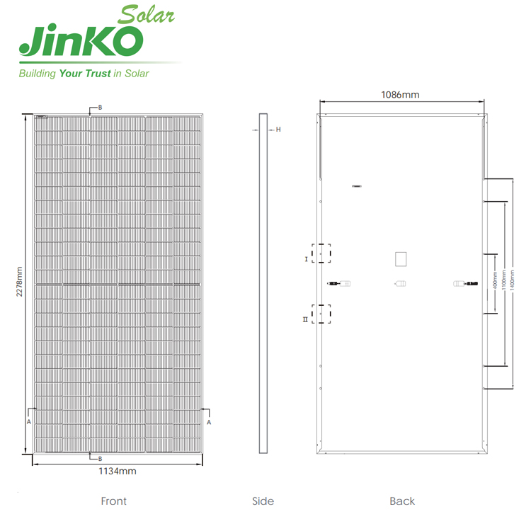 Jinko n Type Pv Module 610 Wat - Jinko Solar Panel N-Type 评论和价格