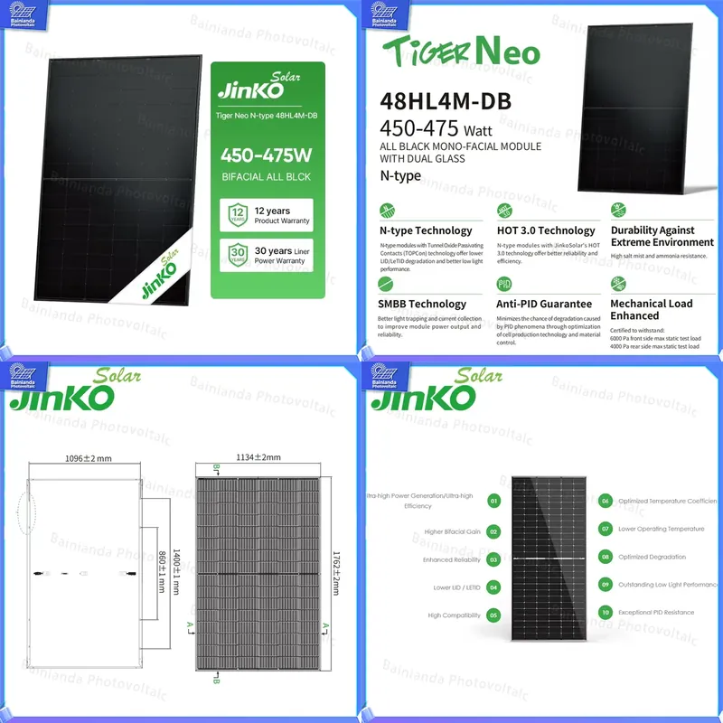 Jinko 30-Year N-Type Monocryst - Jinko Solar Panel N-Type 评论和价格