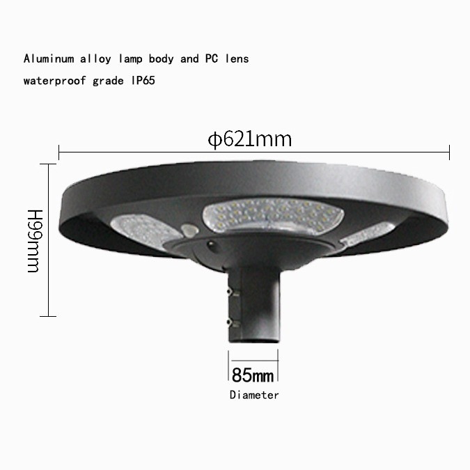 Waterproof IP65 UFO Solar LED  - Solar Street Light Led 评论和价格