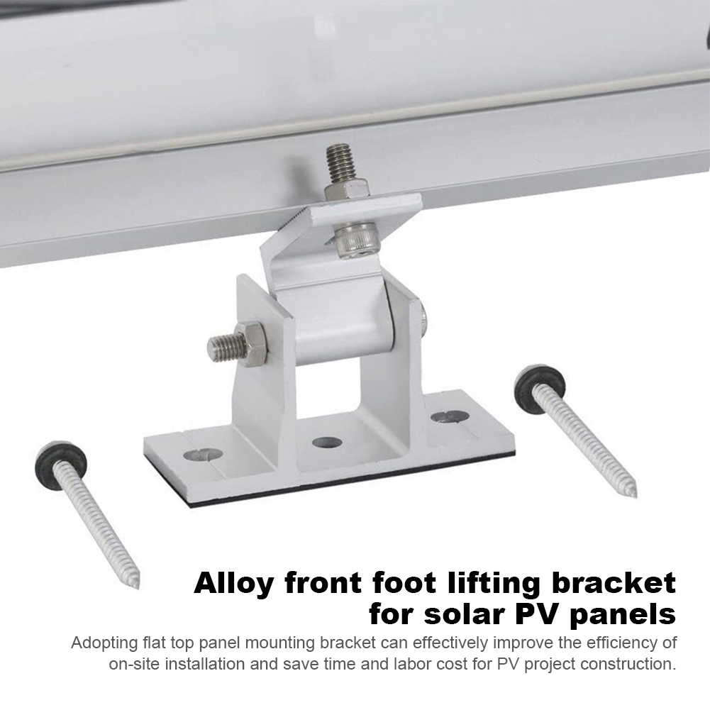 2 Pcs Aluminum Solar Panel Bra - Solar Panel Tilt Mount 评论和价格